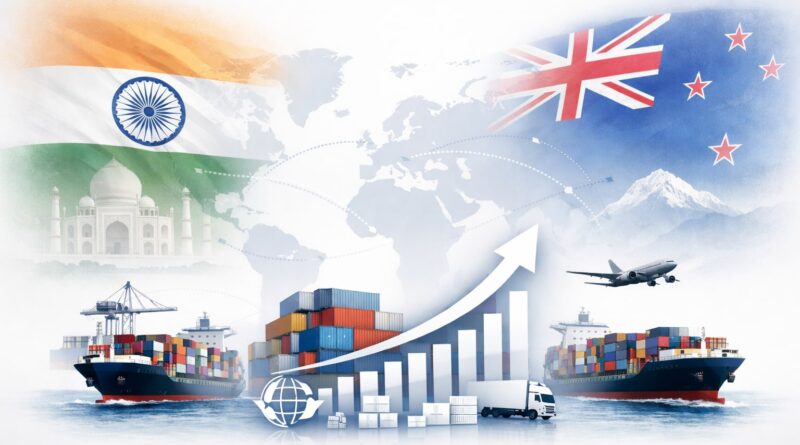 India New Zealand FTA trade opportunity illustration