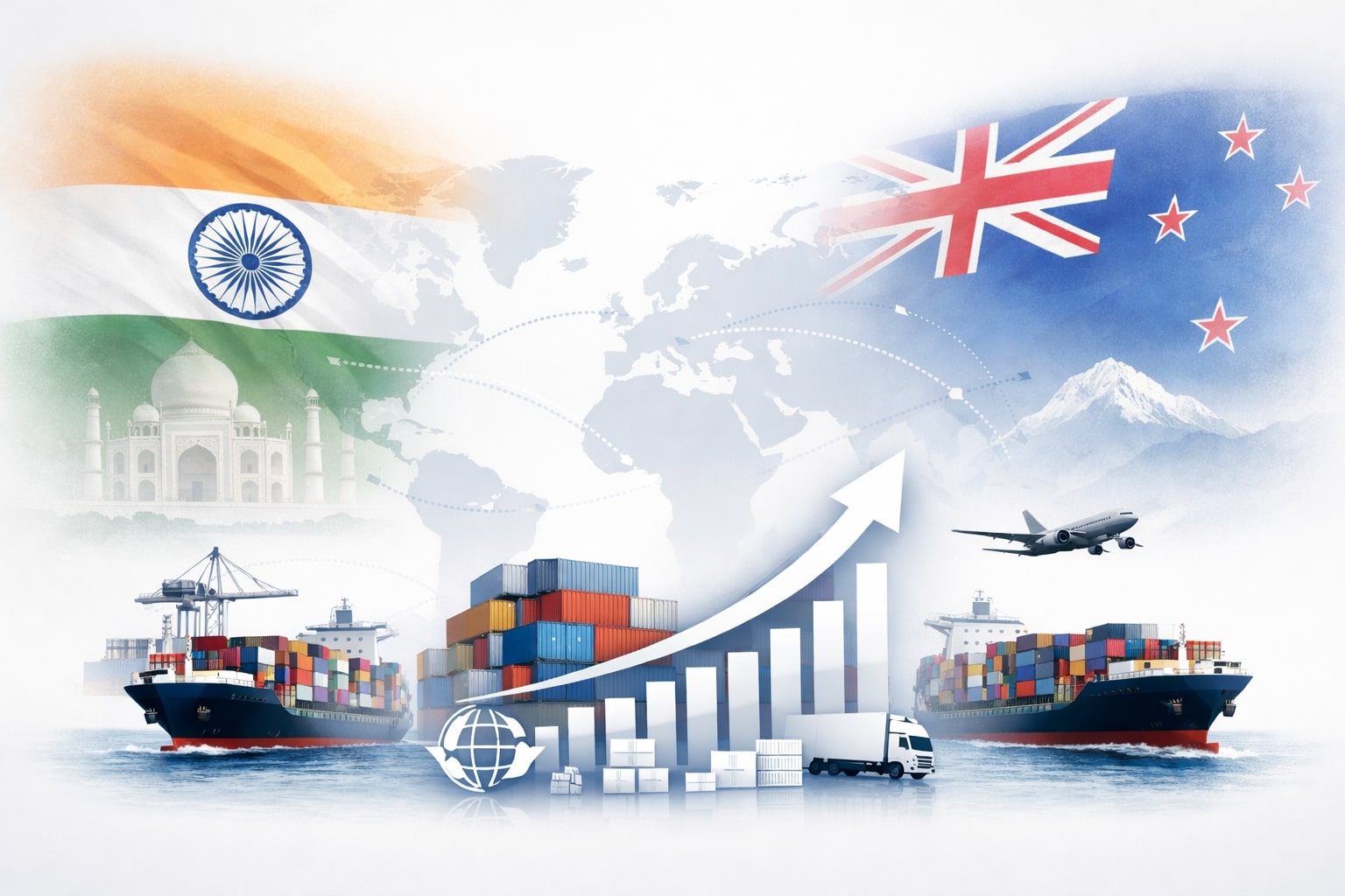 India–New Zealand FTA: A $2 Billion Opportunity to Replace Chinese Imports