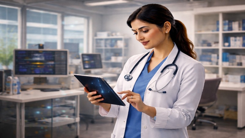 Artificial intelligence supporting healthcare jobs in India
